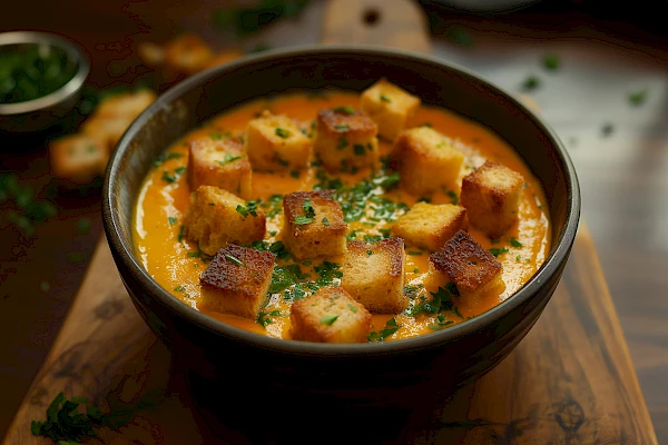 Kokos-Kürbissuppe