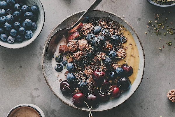 Warme Super Berry-Bowl