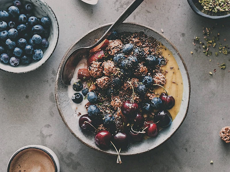 Warme Super Berry-Bowl