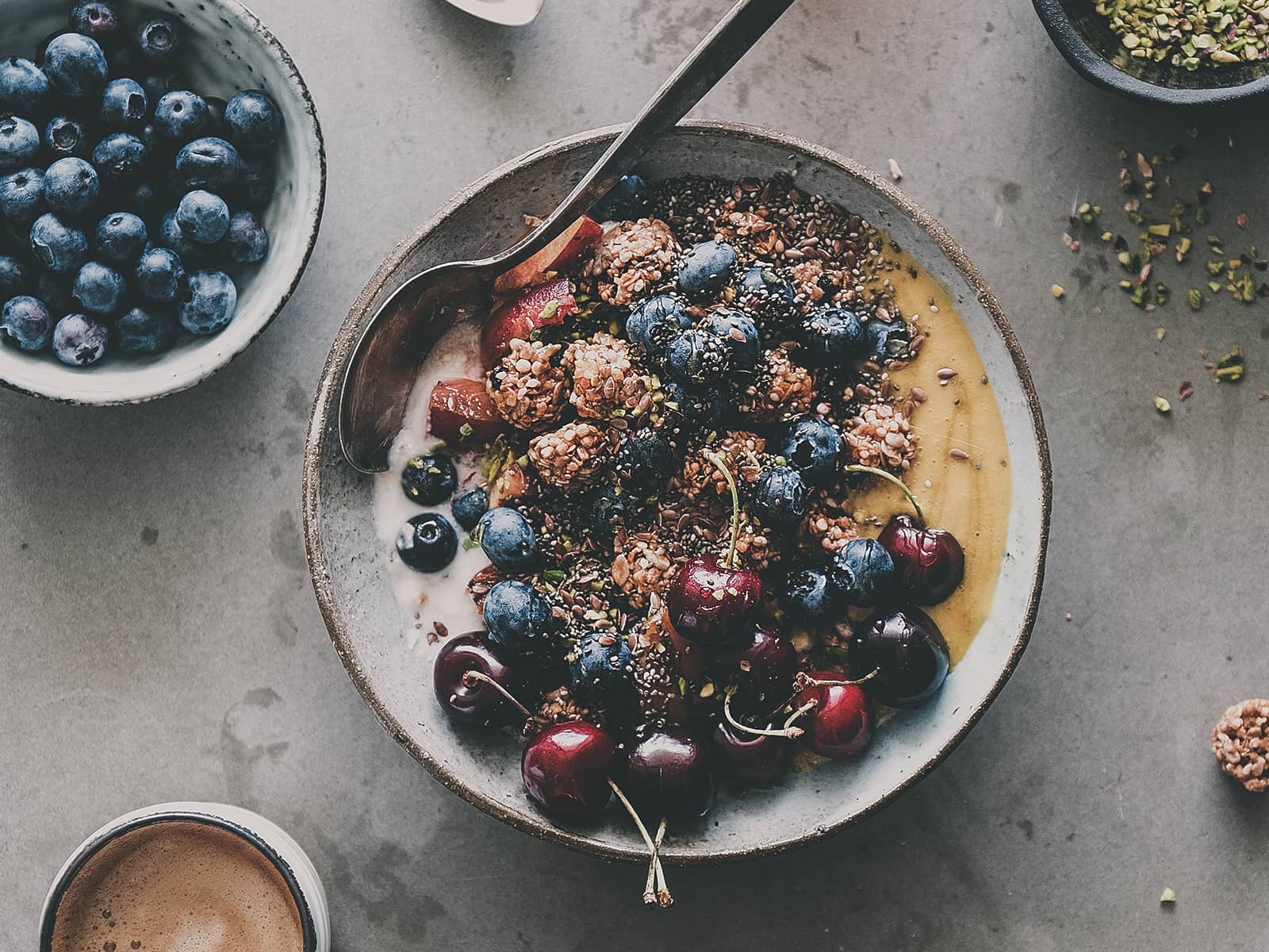 Warme Super Berry-Bowl