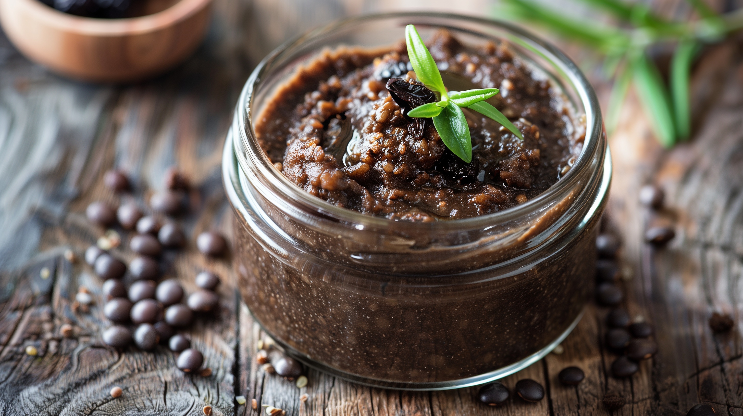 Balsamico-Belugalinsen-Aufstrich