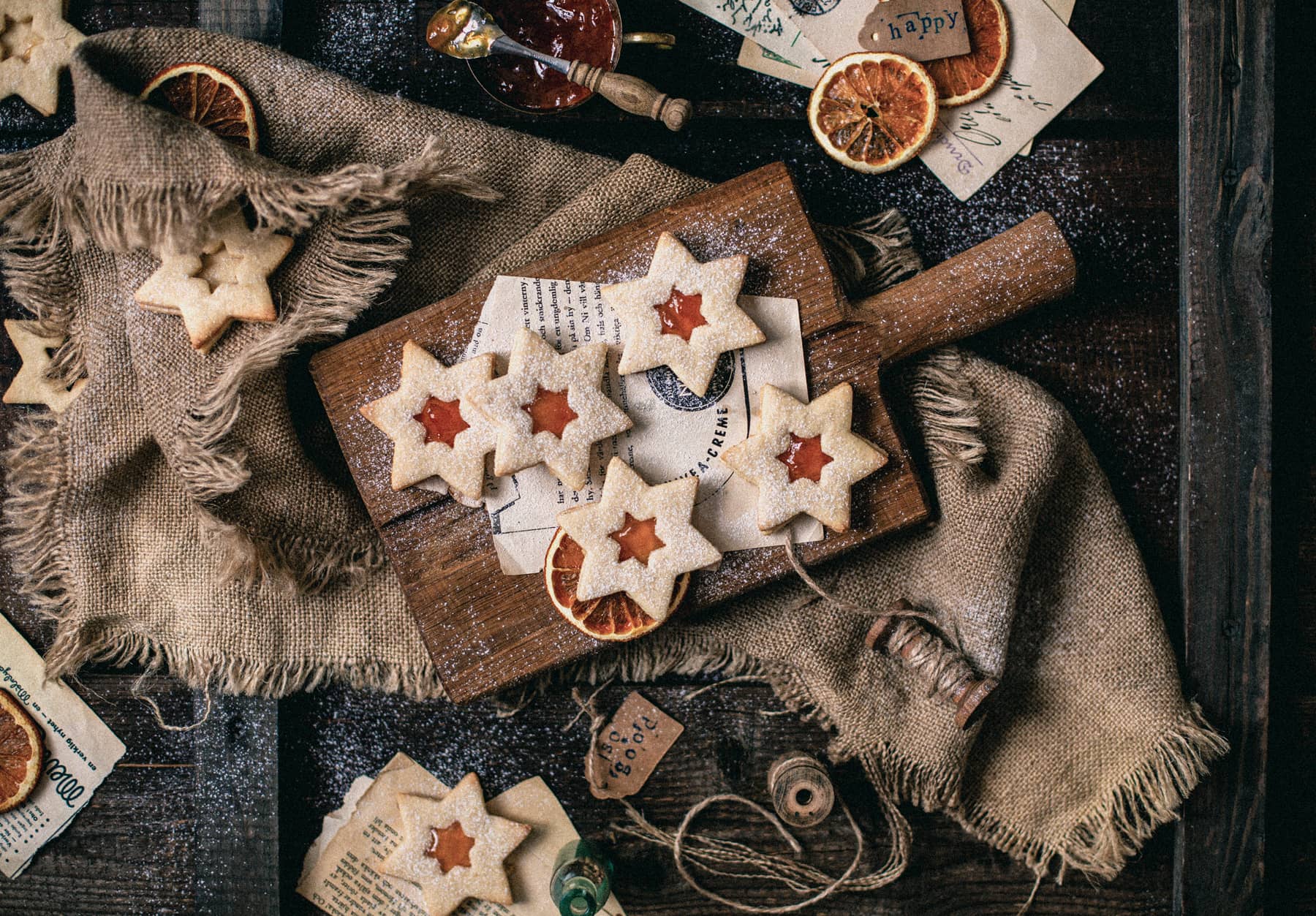 Fensterglas-Plätzchen