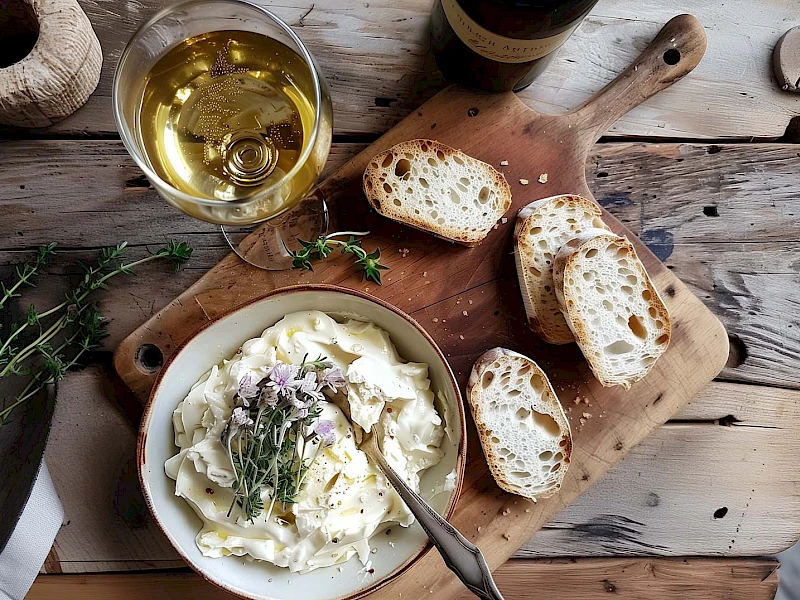 Camembert-Champagner-Aufstrich