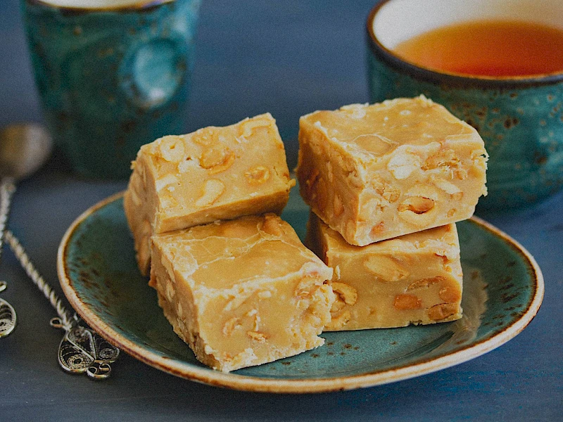 Erdnuss Fudge