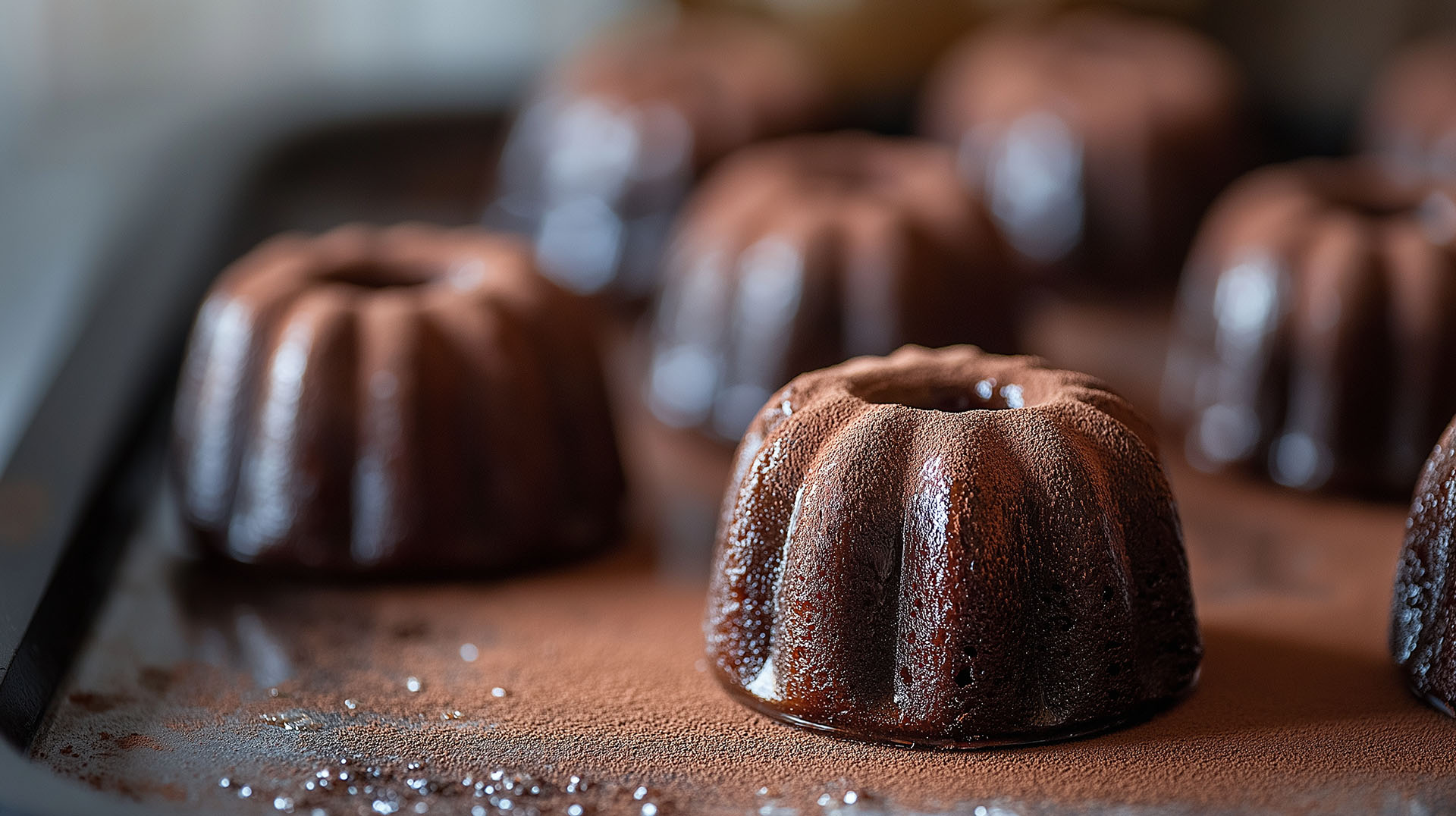 Schokoladige Mini-Gugelhupflis