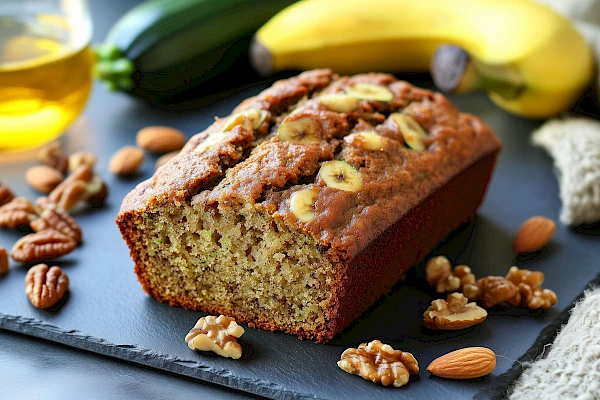 Zucchini Banana Bread