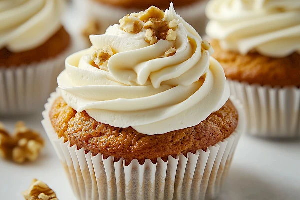 Karottencupcakes mit Buttercremefrosting