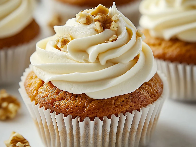 Karottencupcakes mit Buttercremefrosting