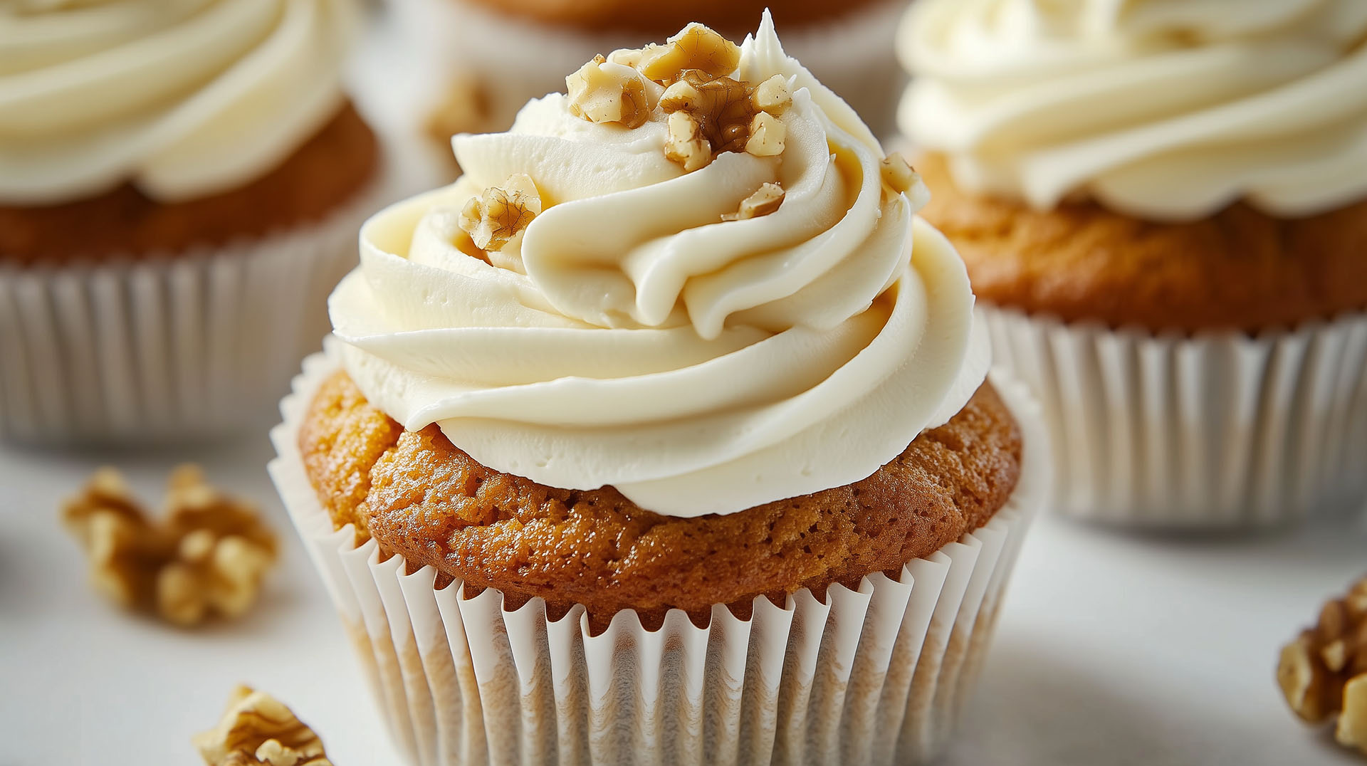 Karottencupcakes mit Buttercremefrosting