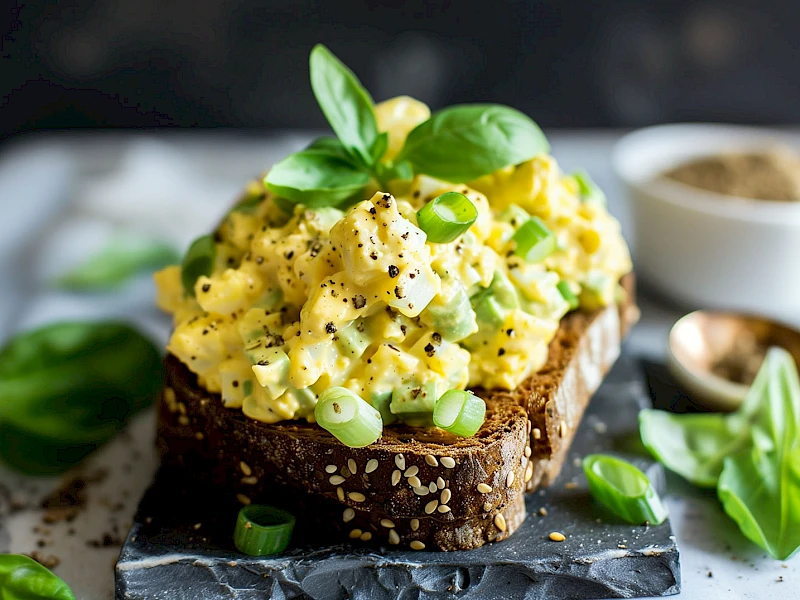 Veganer Eiersalat