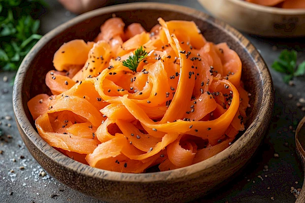 Veganer Räucherlachs
