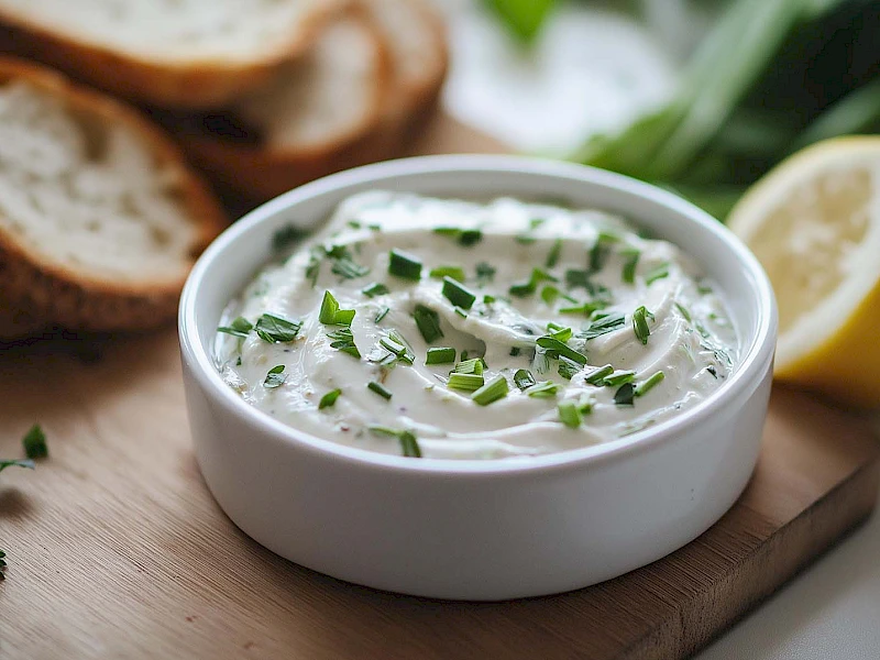 Veganer Kräuterquark