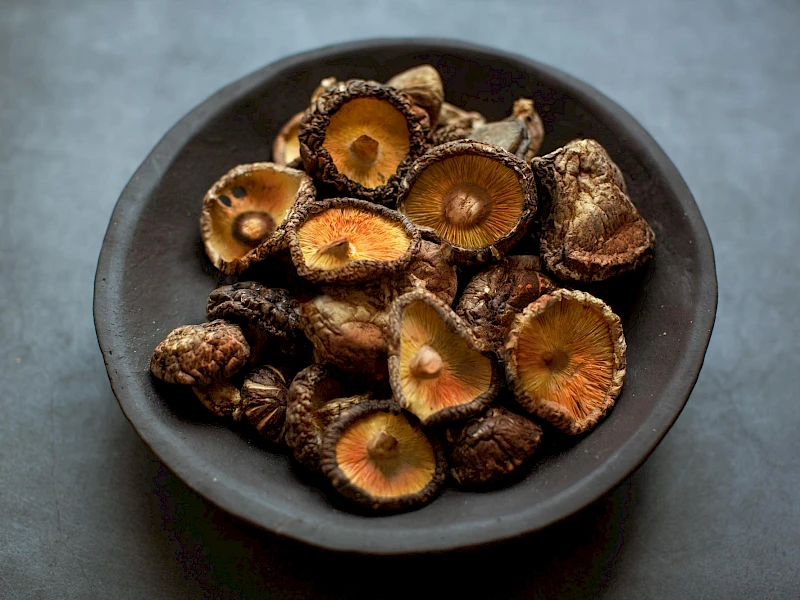 Geröstete Shiitake Chips