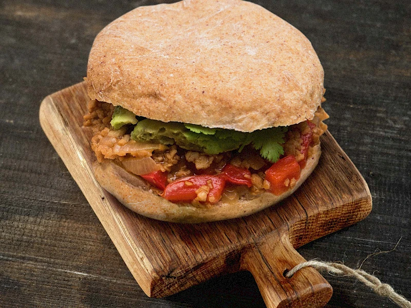 Linsen Sloppy Joe-Burger