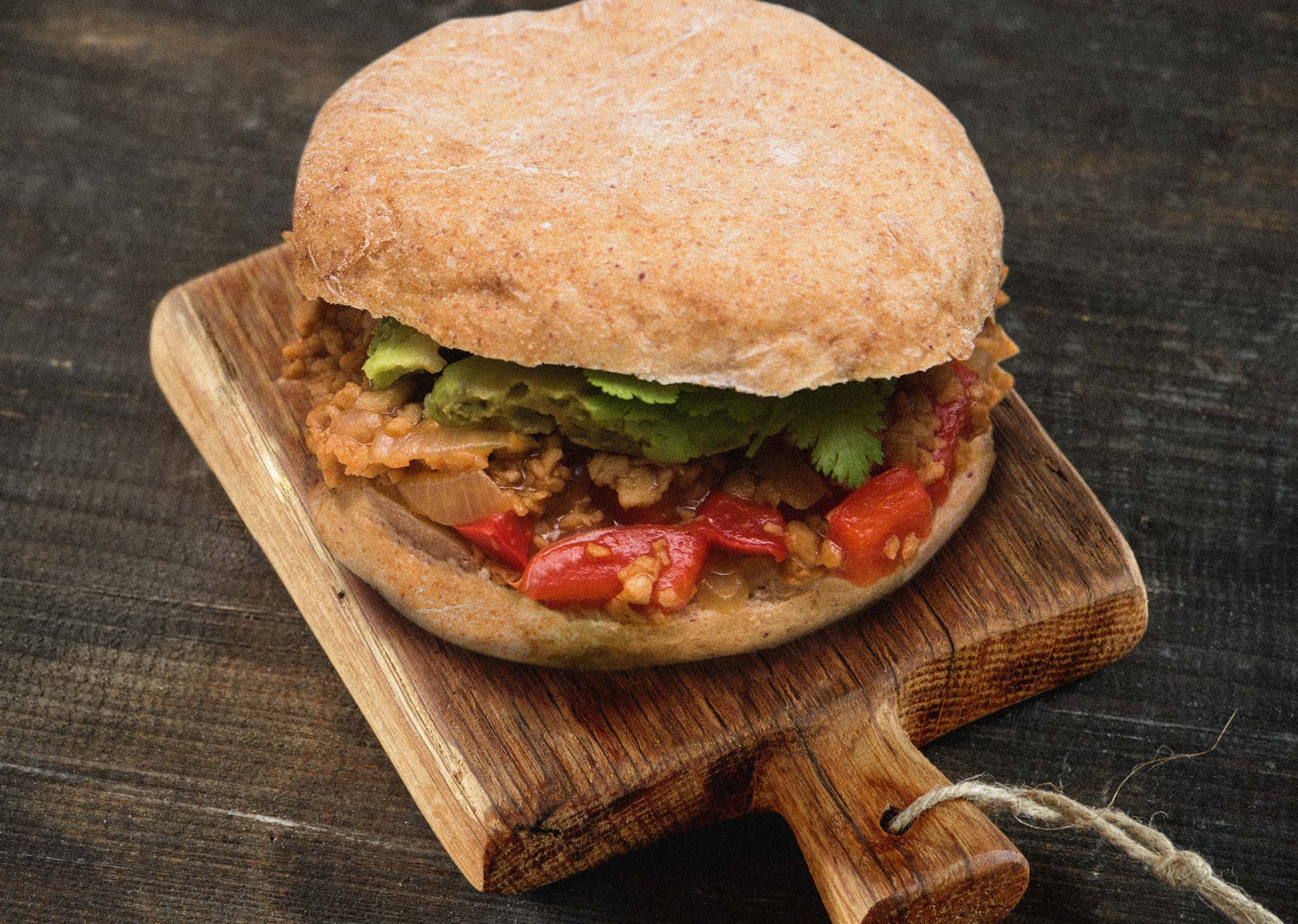 Linsen Sloppy Joe-Burger