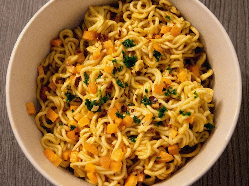 Schnelle Mie-Nudeln