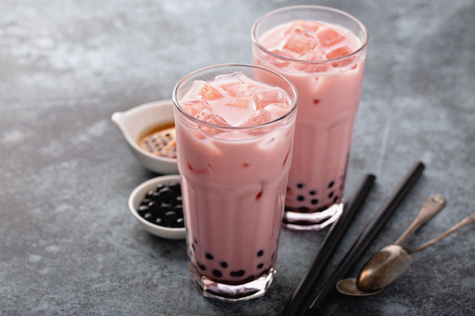 Erdbeer Bubble Tea