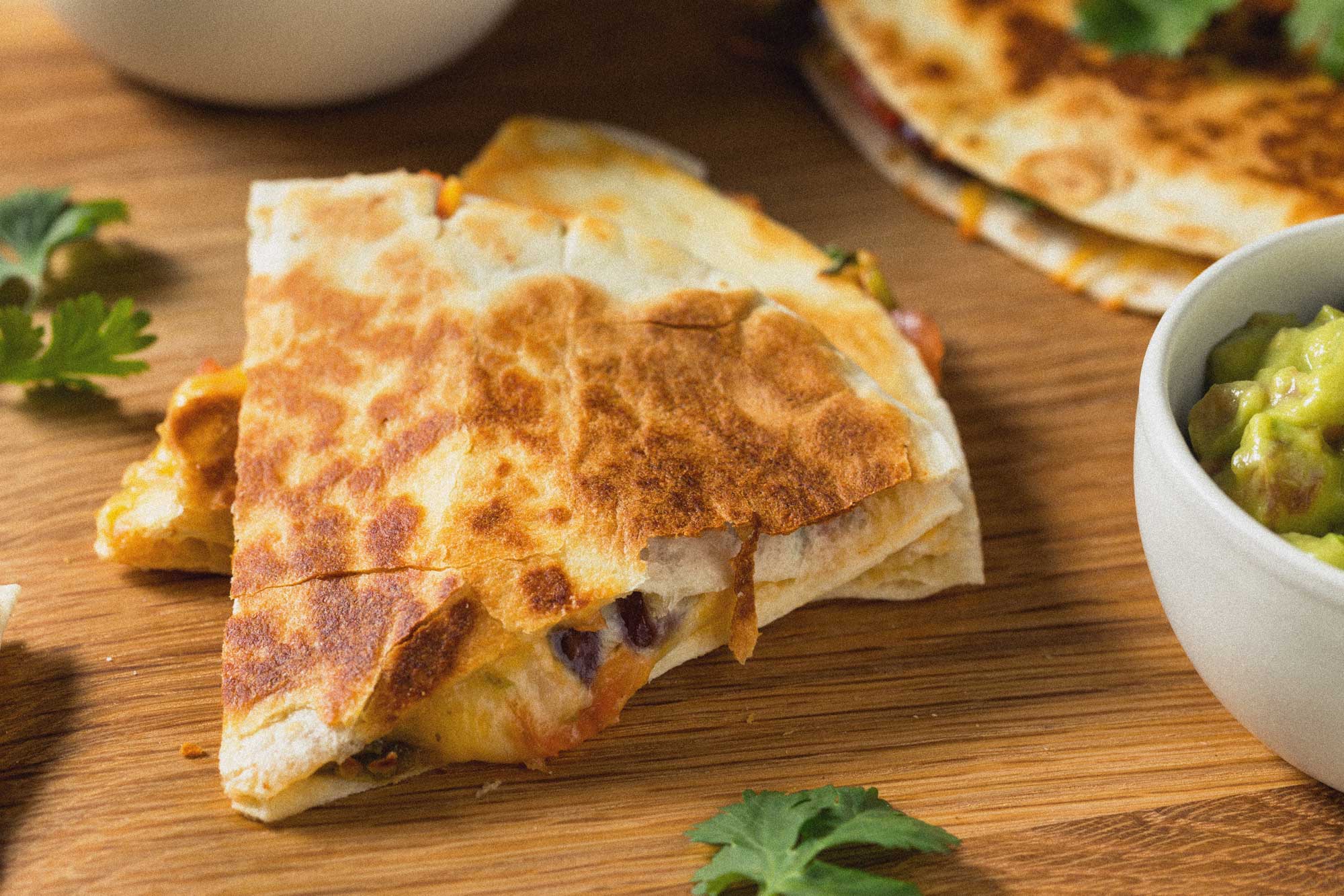 Vegane Gemüse Quesadilla