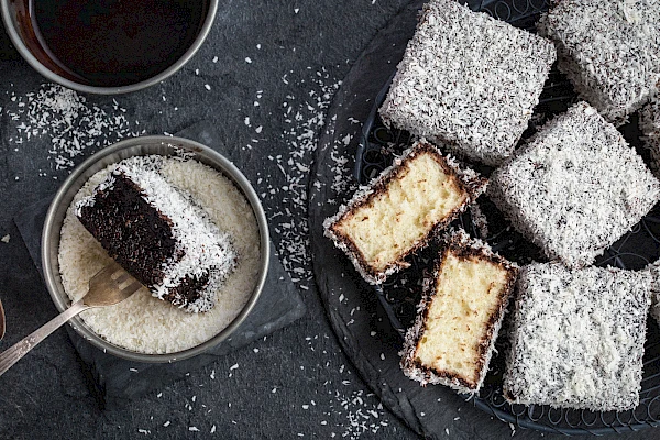 Vegane Lamingtons