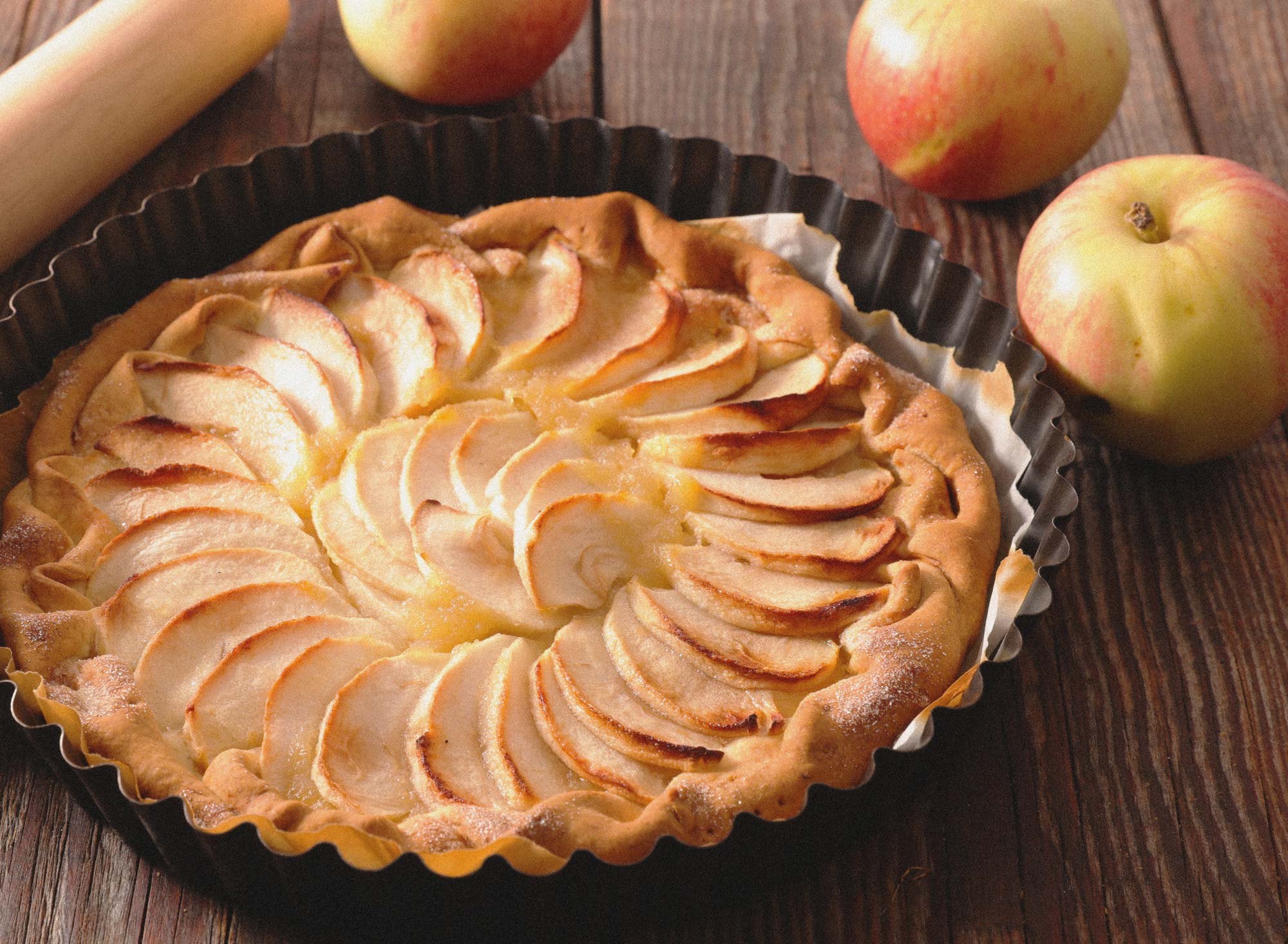 Französische Apfeltarte