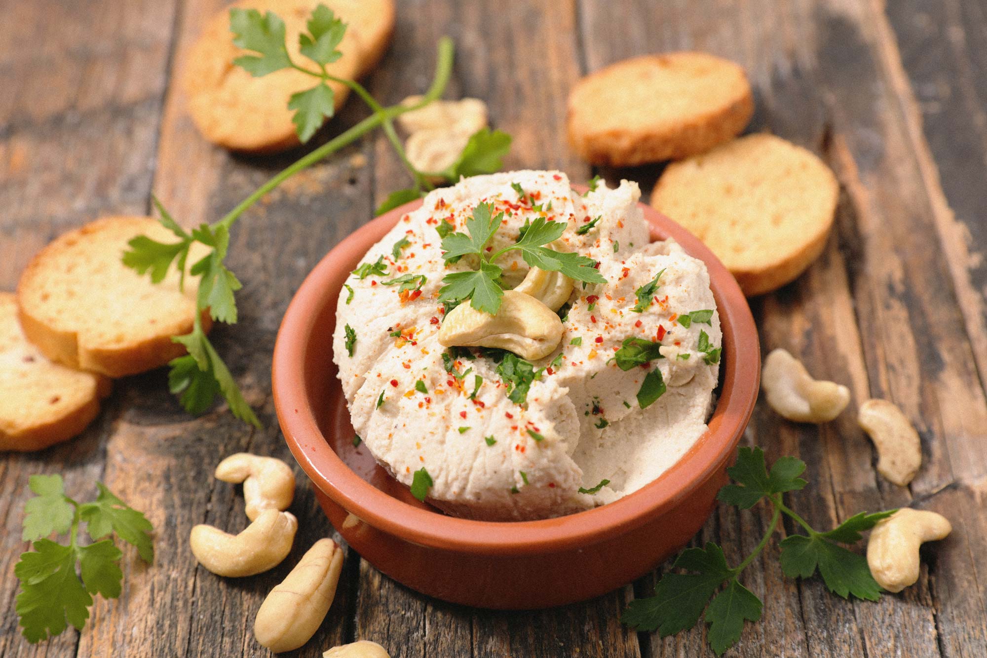 Veganer Cashew Frischkäse