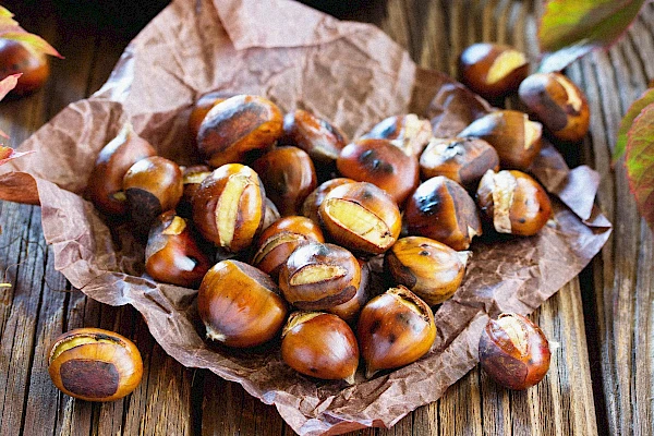 Geröstete Maronen