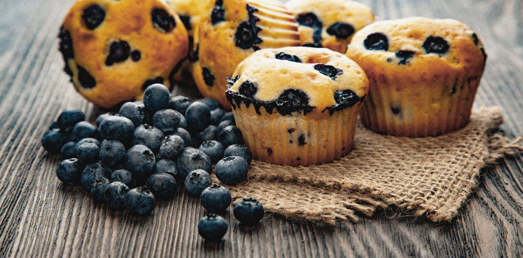 Vegane Blaubeermuffins