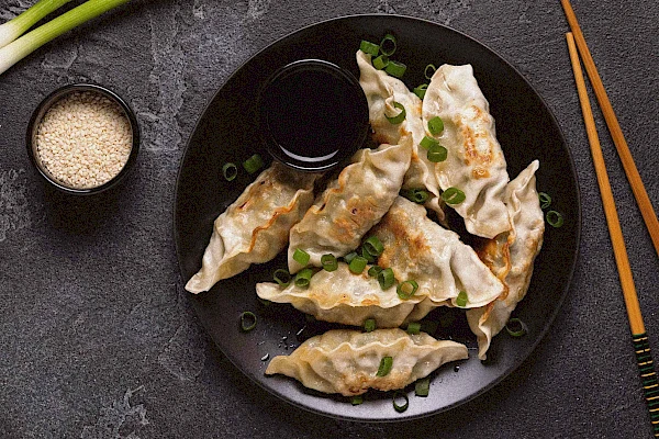 Gyoza mit Gemüsefüllung