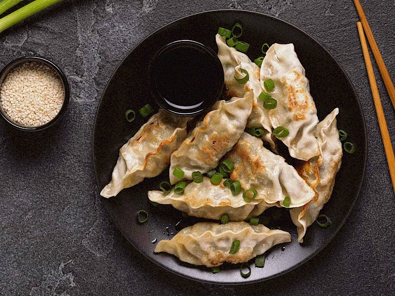 Gyoza mit Gemüsefüllung
