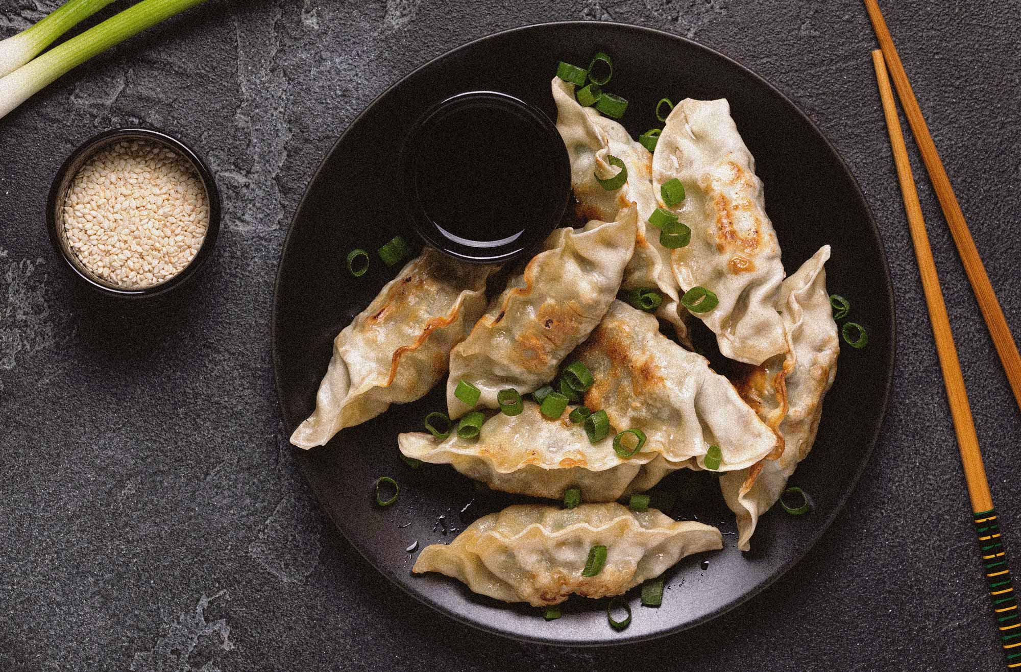 Gyoza mit Gemüsefüllung