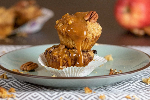 Karamell-Apfel-Muffins