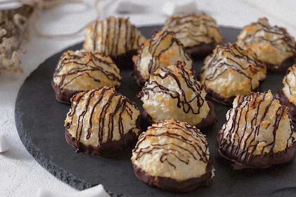 Vegane Kokosmakronen