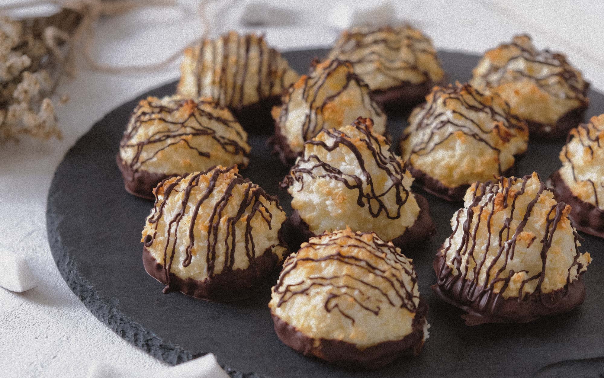 Vegane Kokosmakronen