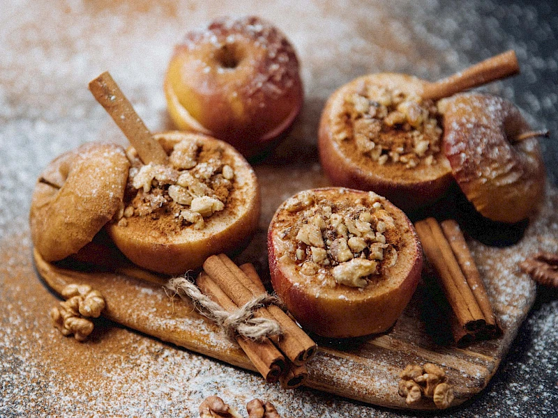 Veganer Bratapfel