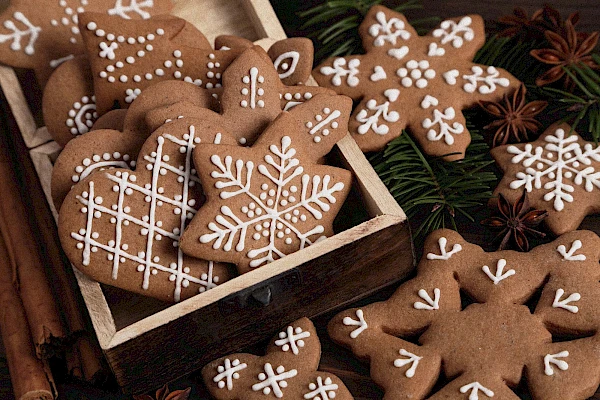 Vegane Lebkuchen Plätzchen