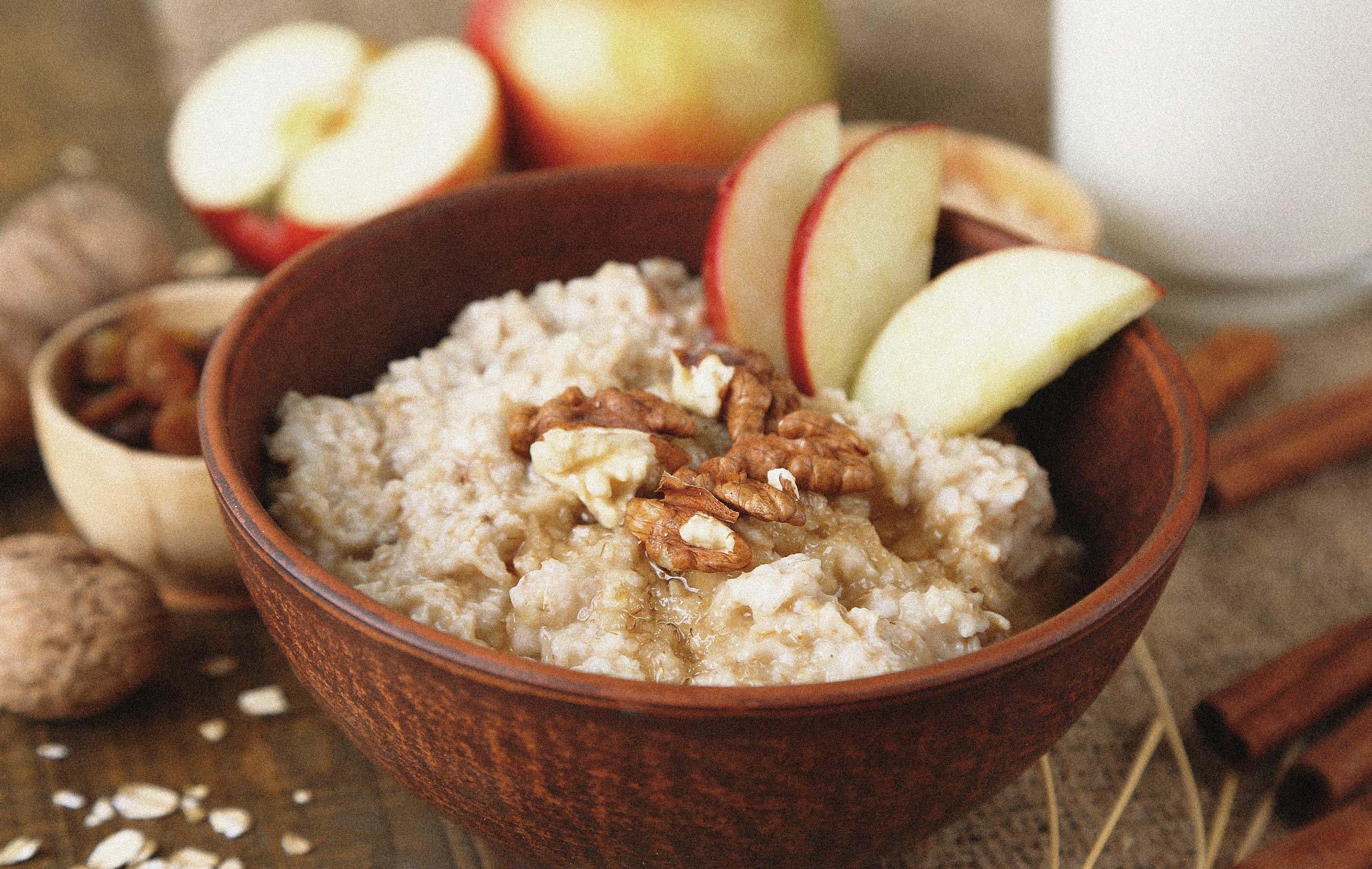 Weihnachtliches Apfel-Zimt Porridge