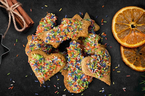 Zuckerstreuselplätzchen