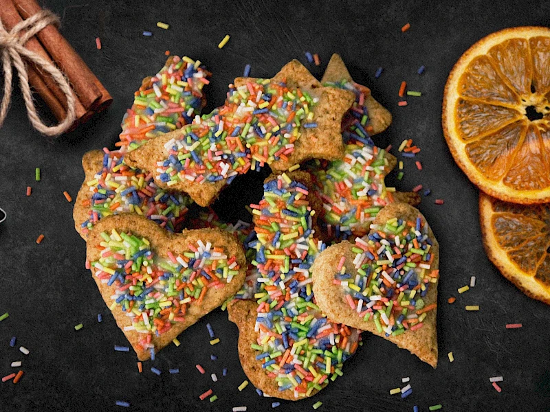 Zuckerstreuselplätzchen