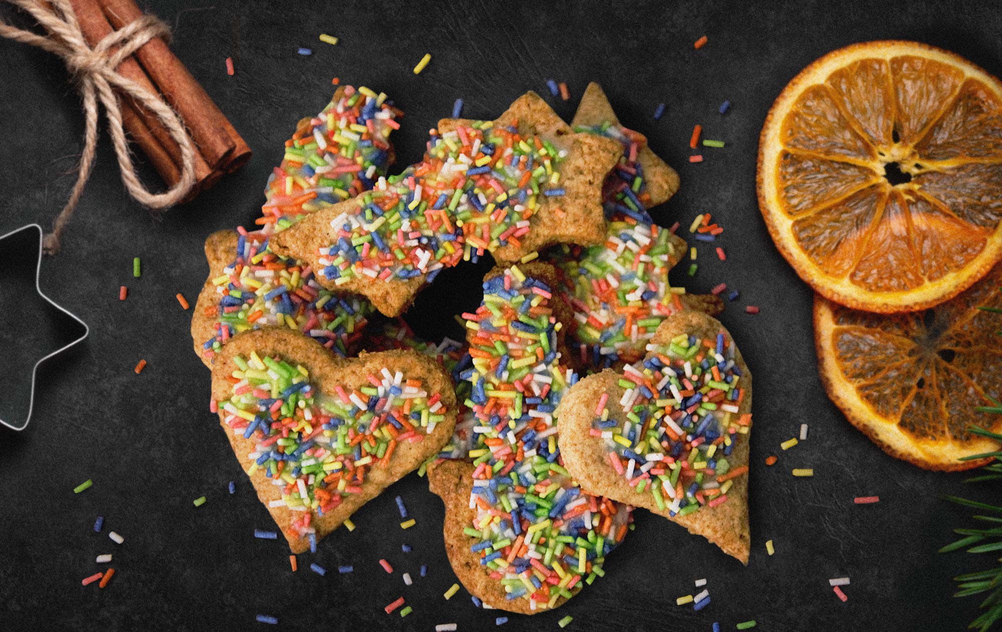 Zuckerstreuselplätzchen