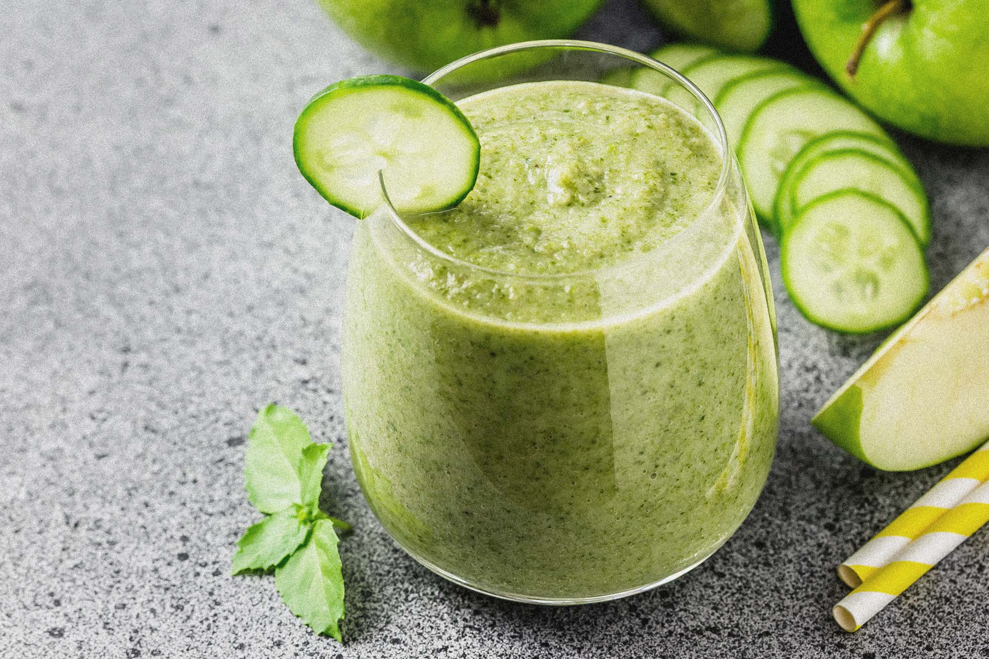 Grüner Frühstücks-Smoothie