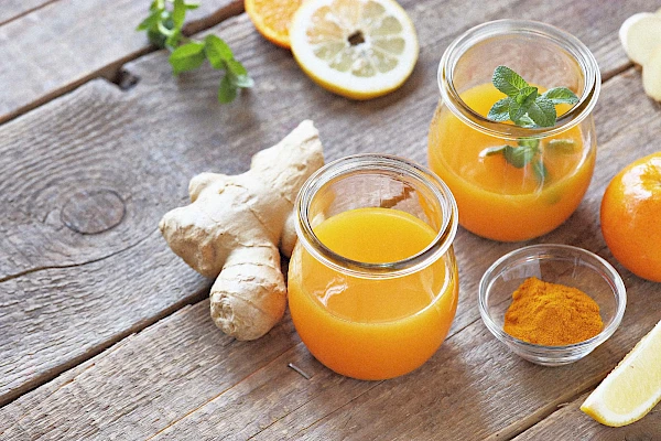 Orange-Ingwer-Shot