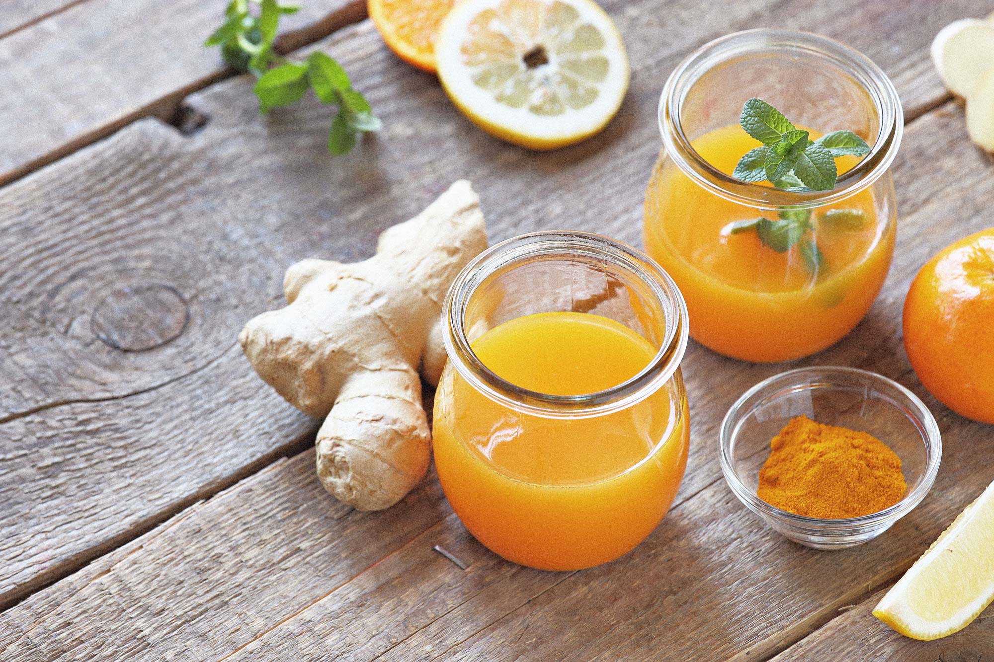 Orange-Ingwer-Shot