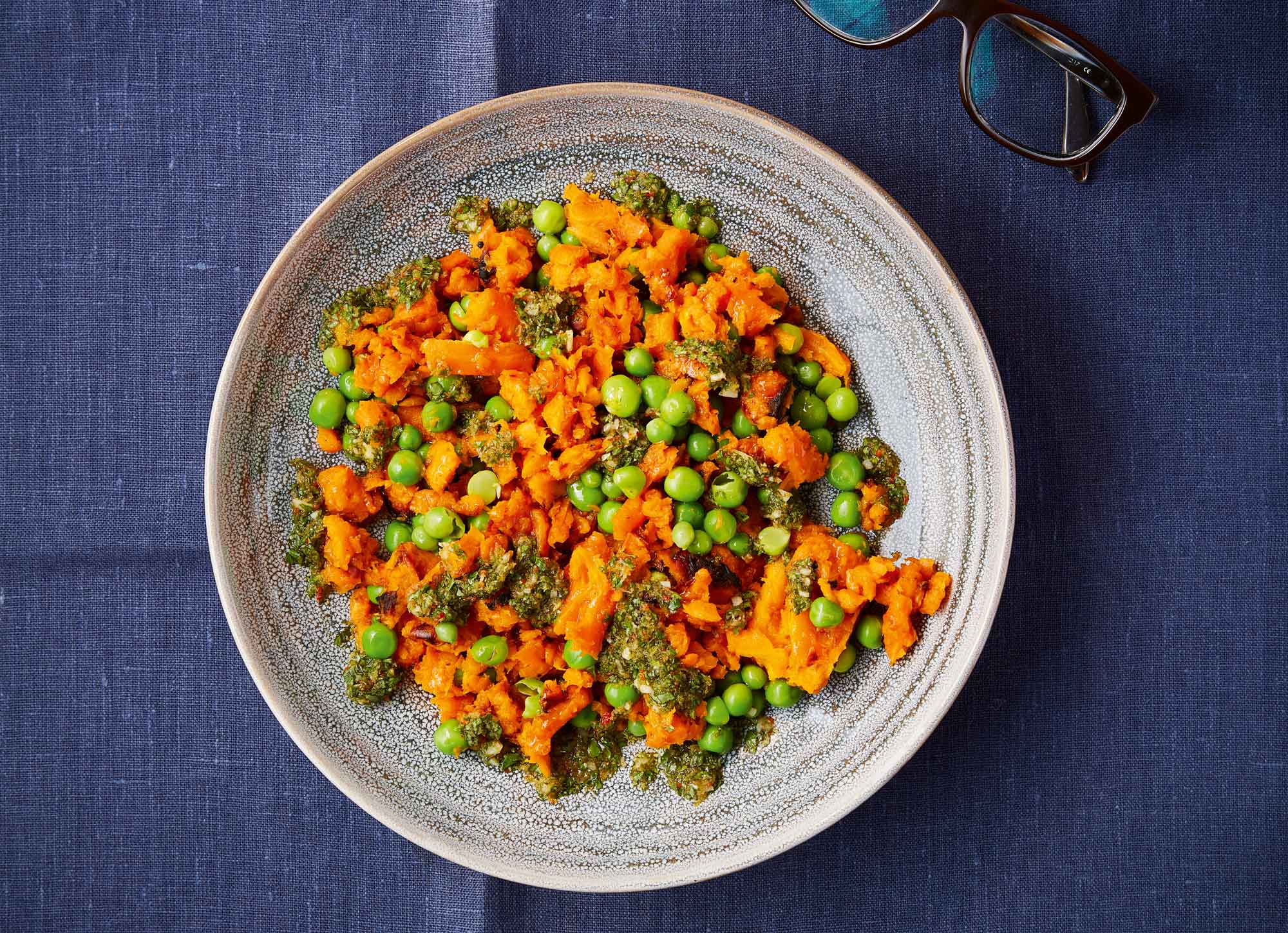 Geröstetes Möhrenpüree