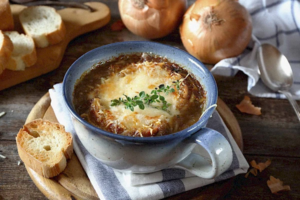 Französische Zwiebelsuppe