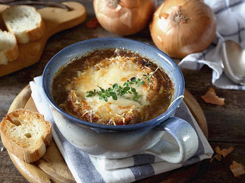 Französische Zwiebelsuppe