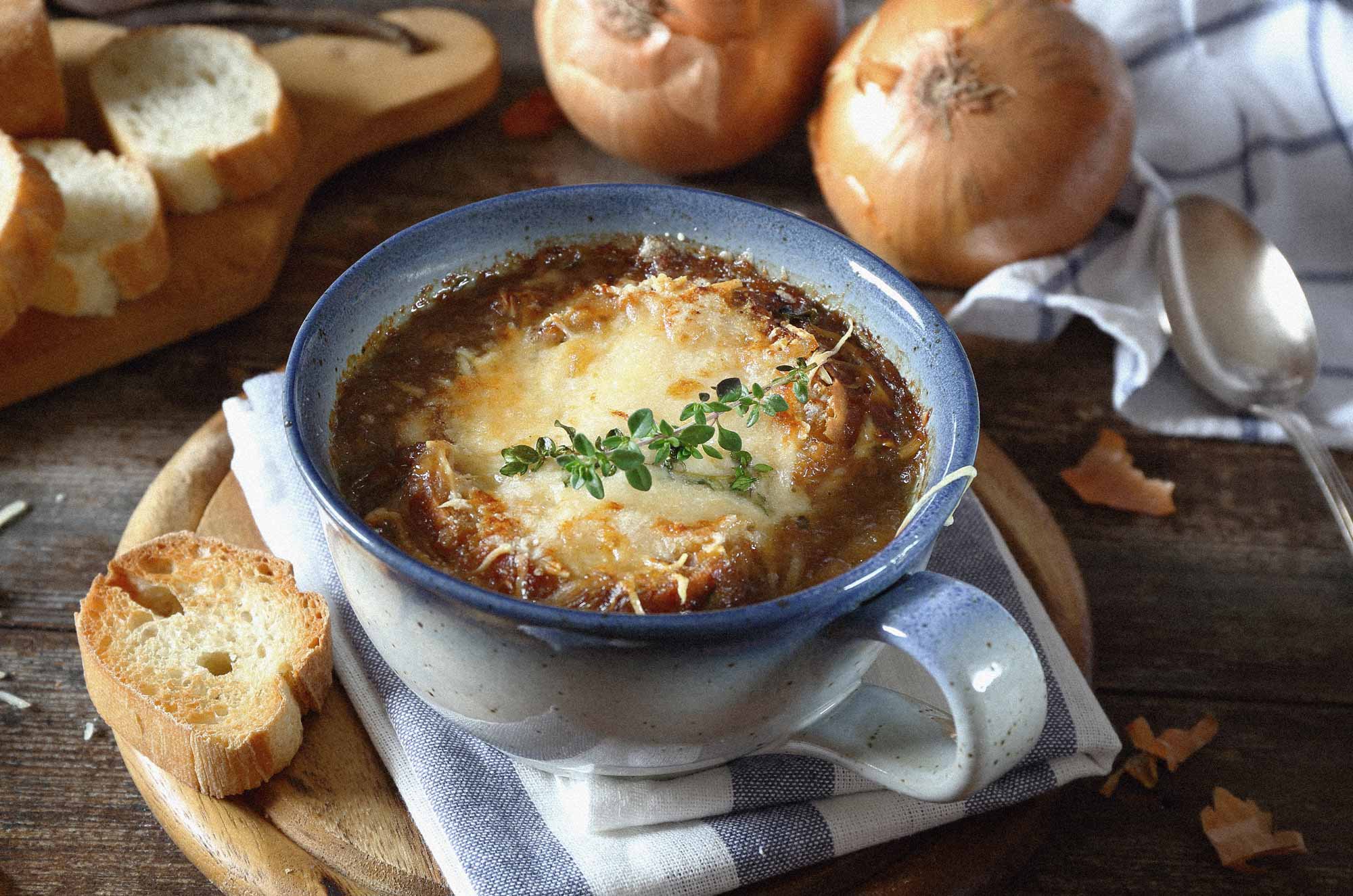 Französische Zwiebelsuppe