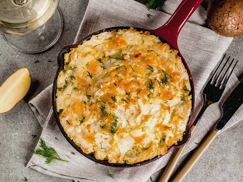 Shepherd’s Pie mit Linsen und Kichererbsen