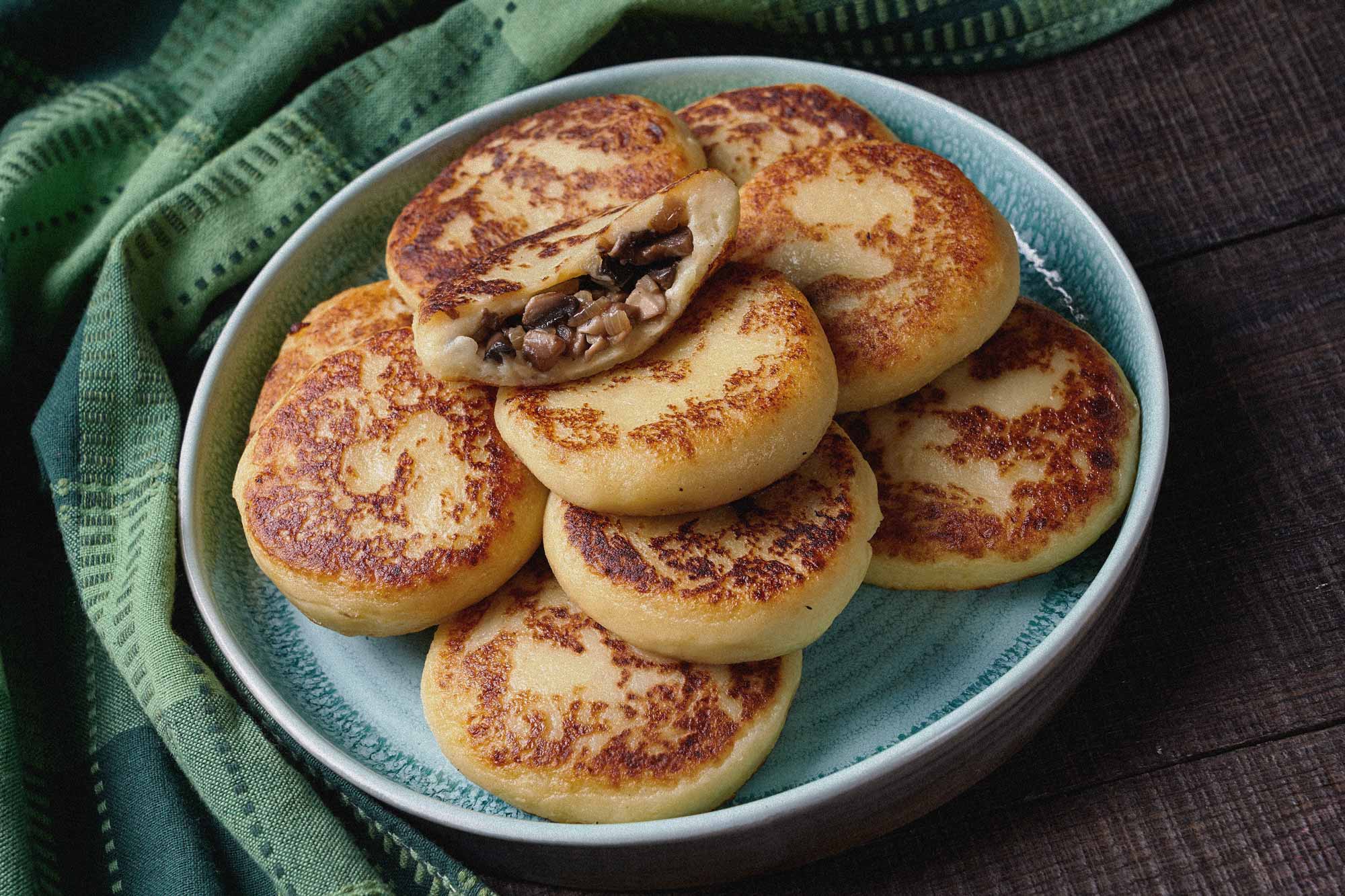 Gefüllte Kartoffelküchlein