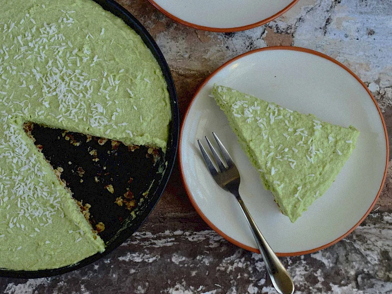 Avocado-Limetten-Kuchen