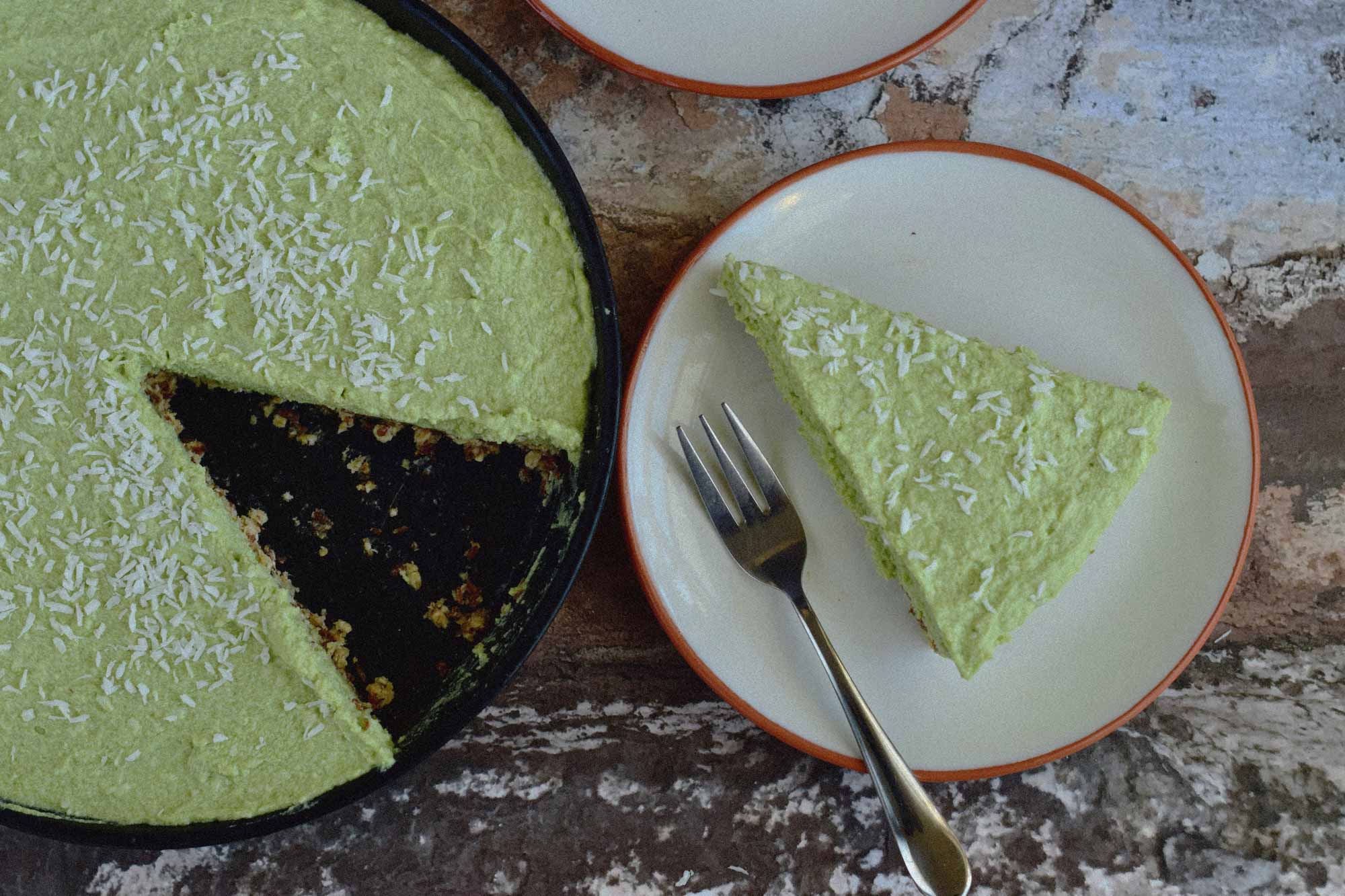 Avocado-Limetten-Kuchen